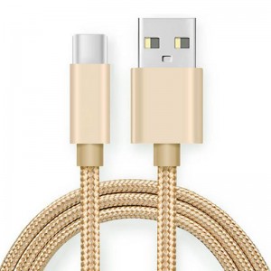 Nylonowy kabel typu C do USB