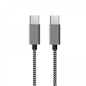 Brykietowany kabel danych typu C do C typu Nylon