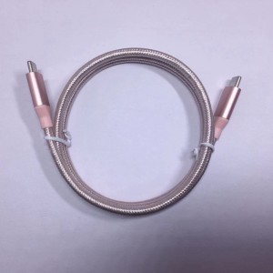 Kabel danych Brided Nylon typu C do typu C.