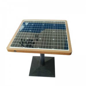Solar Power Phone USB i bezprzewodowe ładowanie WiFi Hot Spot Smart Garden Table