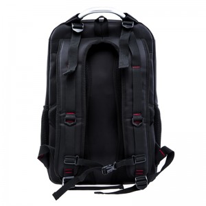 17SA-6599F Duże kieszenie wielopunktowe Metalowy uchwyt najwyższej jakości nylonowy plecak na laptopa 15,6 cala odporny na wodę