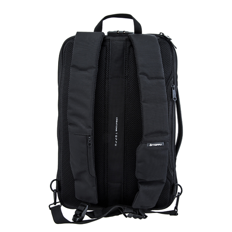 Wodoodporny 18SA-6977M PU z nylonową, najwyższej jakości, modną, ​​wąską torbą biznesową na laptopa