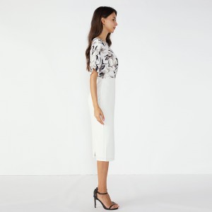 Nowy model Girl 2019 Work Collar Dzianinowa damska luksusowa sukienka imprezowa