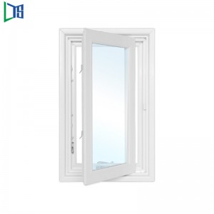 Poziome otwierające się okna skrzydłowe Dom wiszący do systemu konstrukcyjnego Okna obrotowe