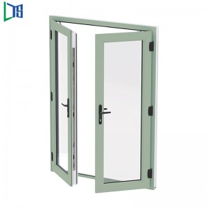 Aluminiowe poziome okno skrzydłowe Podwójne szyby z powłoką proszkową do stacjonarnego lub komercyjnego