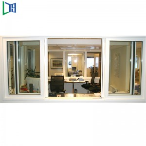 Chiński dostawca Ogromne aluminiowe okno szklane z moskitierą Cena aluminiowego okna przesuwnego