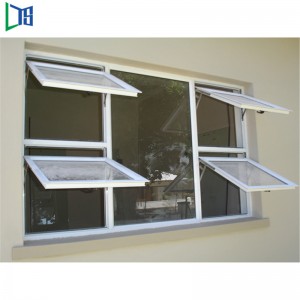 Aluminiowy, profilowany proszkowo łańcuch Profil aluminiowy przeszklony Komercyjne przyciemniane australijskie standardowe okno z przezroczystego szkła hartowanego
