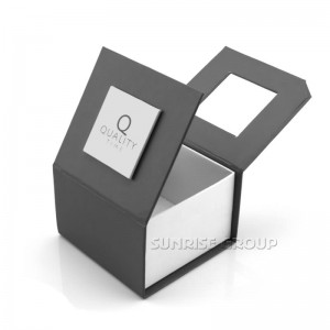 Sunrise Grey Color 1000g Grey Board Małe pudełko na biżuterię z logo