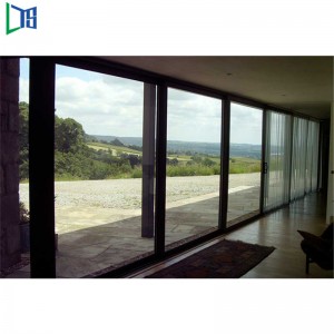 Aluminiowe drzwi przesuwne Drzwi Starcker z podwójną szybą As2047 Standard dla Resdentrail lub komercyjnego domu