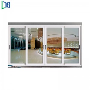 Drzwi podnoszono-przesuwne LYS 120 z podwójnymi szybami do luksusowego domu Resdential Powłoka proszkowa wykończona