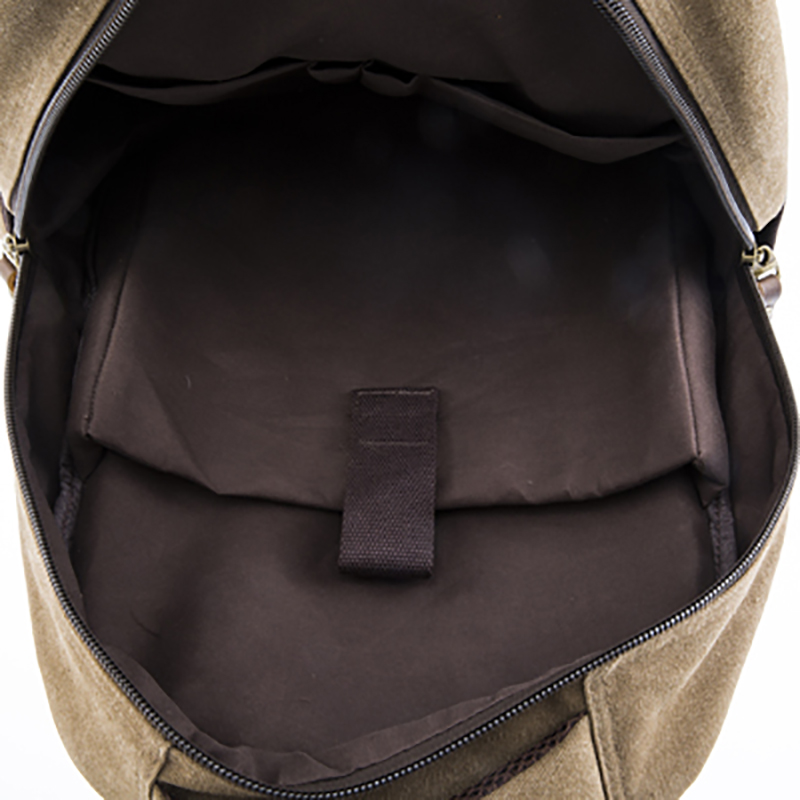 17SC-6458D Witaj OEM ekologiczny trwały męski plecak płócienny i skórzany plecak męski o dużej pojemności