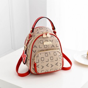 HD0823 - Prosta damska torba na ramię z koreańskim plecakiem. Modna torba na ramię