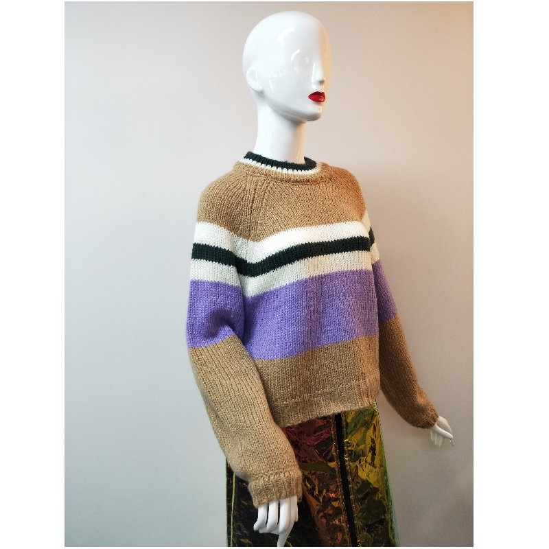 STRIPE SWEATER RLWS0006F