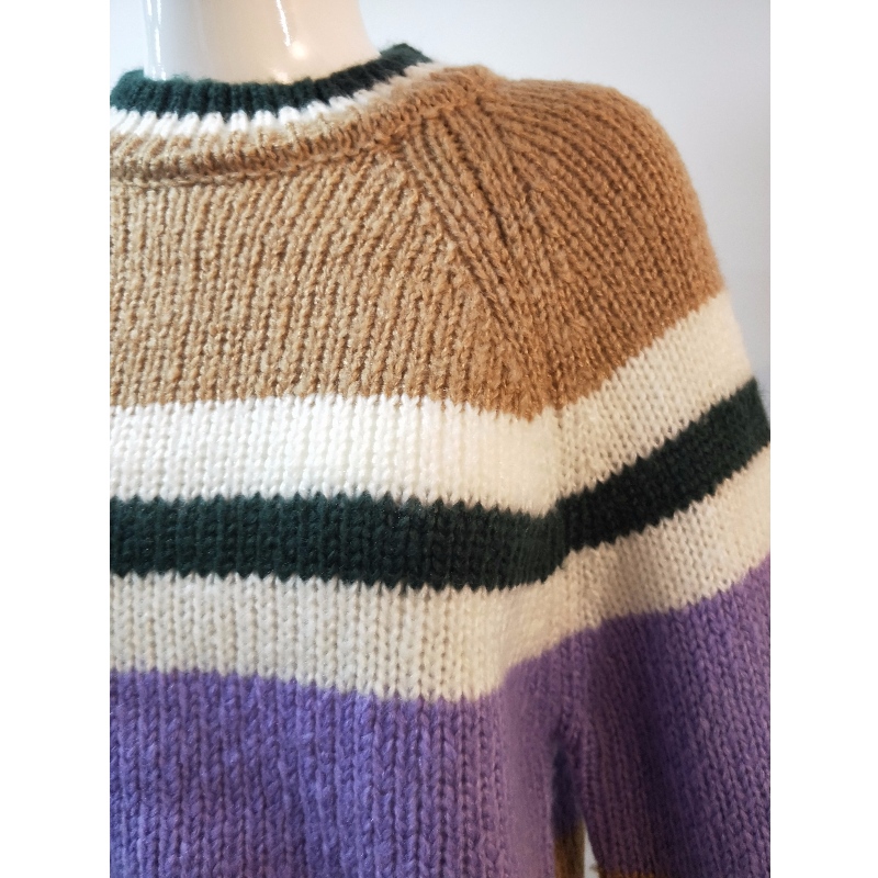 STRIPE SWEATER RLWS0006F