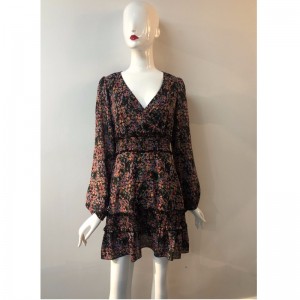 DRUKOWANA SUKIENKA W KRÓTKI KORONKI JLWD0014