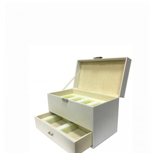 Hurtownia Dostosowane małe skórzane luksusowe pudełko na biżuterię