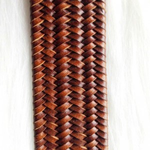 HD0827 - Hurtowy pleciony skórzany pasek w zachodnim stylu kowbojskim