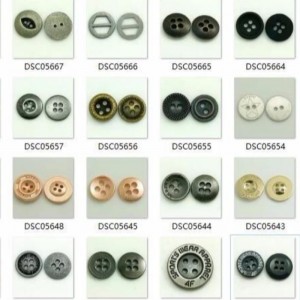 Moda 4-otworowe guziki do szycia z żywicy o grubości od 4 do 19 mm 2