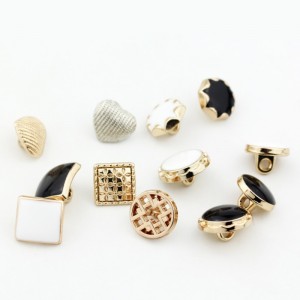 Moda nowy projekt niestandardowe metalowe guziki koszuli guziki do szycia 8