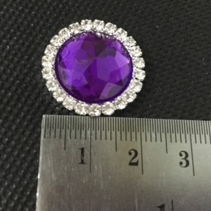 moda dekoracyjny różne kolory okrągły płaski kryształ z kryształu akrylowego z płaskim guzikiem 12