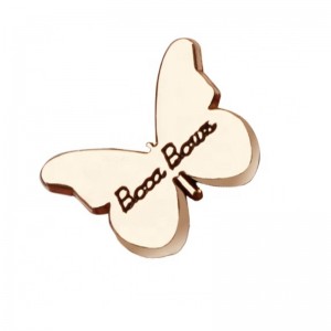 Modny metalowy guzik z metalowym złotym guzikiem na grzebieniu. 13