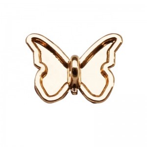 Modny metalowy guzik z metalowym złotym guzikiem na grzebieniu. 13