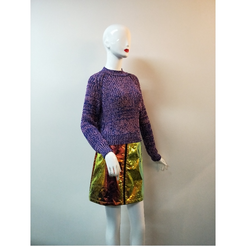 SWETER PURPLE CREW NECK RLWS0050F