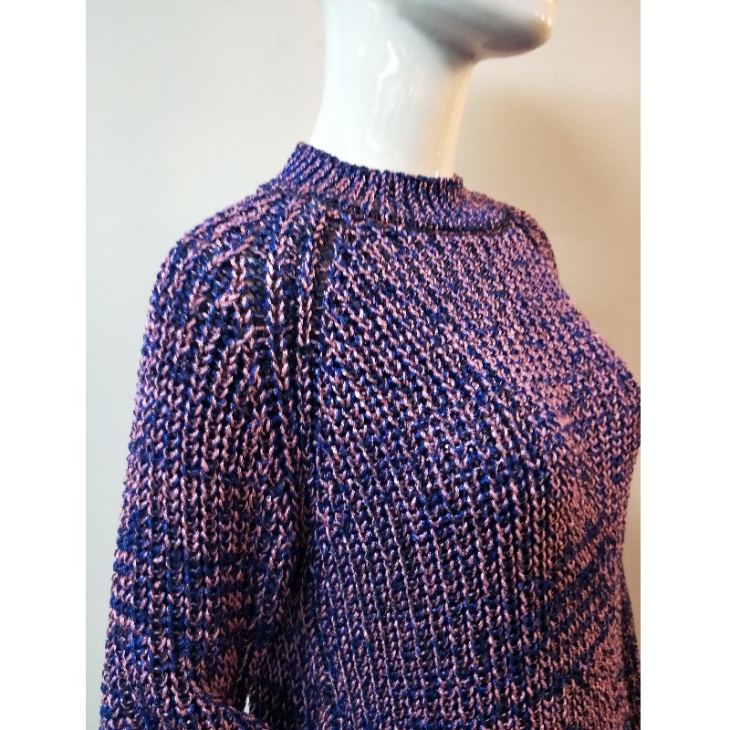 SWETER PURPLE CREW NECK RLWS0050F