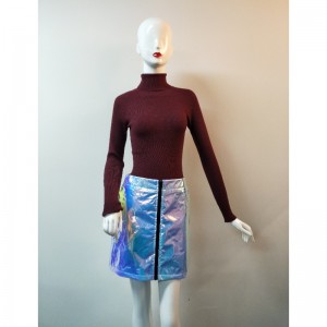 SWETER RED WYSOKI Kołnierz RLWS0062F