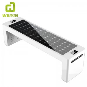 Outdoor Smart Solar Power Urban Park Bench do ładowania telefonu komórkowego
