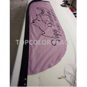 Niestandardowe nadruki promocyjne flagi z piórami