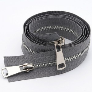 Metalowy zamek błyskawiczny z nylonu z zamkiem o niestandardowej długości Do dżinsów i kurtek 1