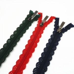 Delikatny i modny nylonowy zamek koronkowy 6