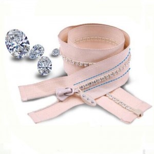 Wysokiej jakości modny design Rhinestone na zamek błyskawiczny do kurtki 8