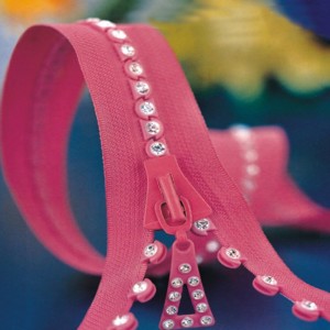 Wysokiej jakości modny design Rhinestone na zamek błyskawiczny do kurtki 8