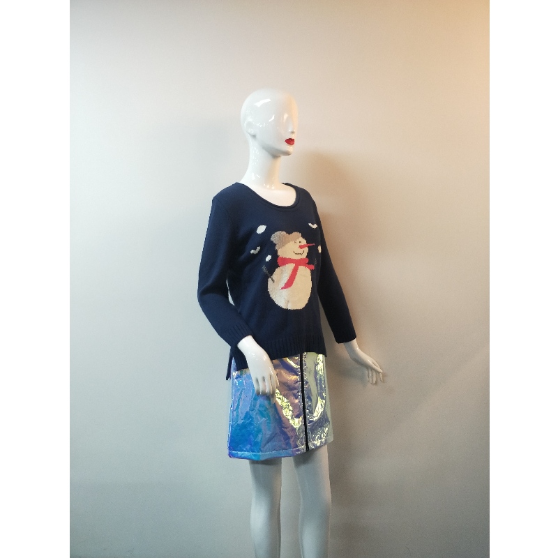 NARZĘDZIE W PASKACH Z NADRUKIEM BLUZA Z RĘKAWEM RLWS0088F