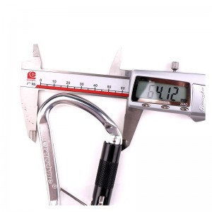 Alpinizm alpinizm szybkie klamry odkryty karabinek wspinaczkowy kempingowy fitness hamak do jogi z akcesoriami hak bezpieczeństwa ze stopu aluminium