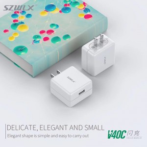 WEX - V40C OPPO VOOC zasilacz do ładowania flash, ładowarka ścienna, ładowarka podróżna
