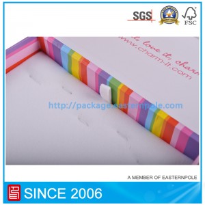 Pudełko na biżuterię z wkładką piankową