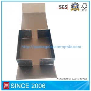 Składane pudełko z czarnego luksusowego magnesu