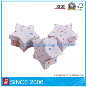 Pudełko prezentowe w kształcie gwiazdy