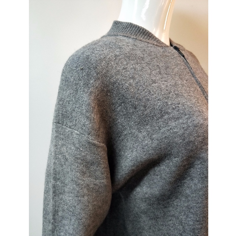 SZARY BLUZKA SWETER RLWS0052F