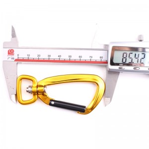 Odkryty wspinaczka skałkowa i camping zamek główny karabinek wielofunkcyjny hak alpinizm hak klamra szybki sprzęt bezpieczeństwa zamek bezpieczeństwa typu d śruba główna blokada lotnictwa stop aluminium