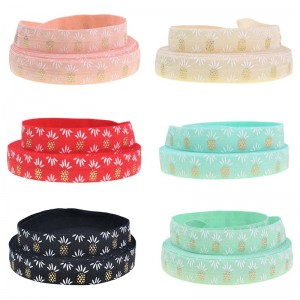 12 # niestandardowy Wysokiej jakości 5/8 Fold Over Elastic