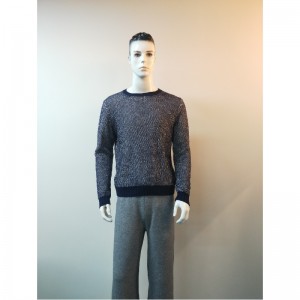 GRANATOWY SWETER RLMS0019F