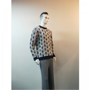 SWETER Z CZASEM DRUKOWANYM RLMS0032F