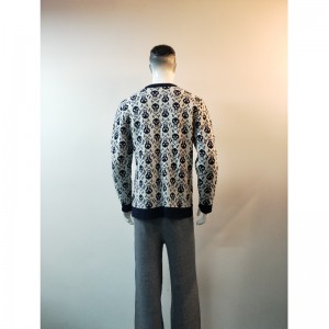 SWETER Z CZASEM DRUKOWANYM RLMS0032F