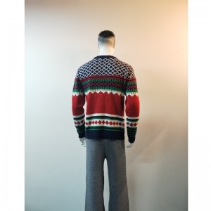 SWETER DRUKUJĄCY KONTRAST RLMS0036F