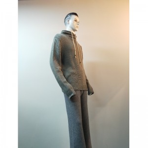 SZARY SWETER RLMS0055F