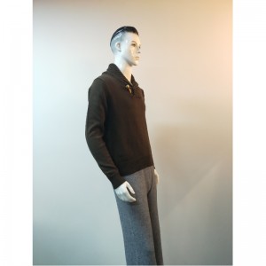 SWETER BRĄZOWY RLMS0062F